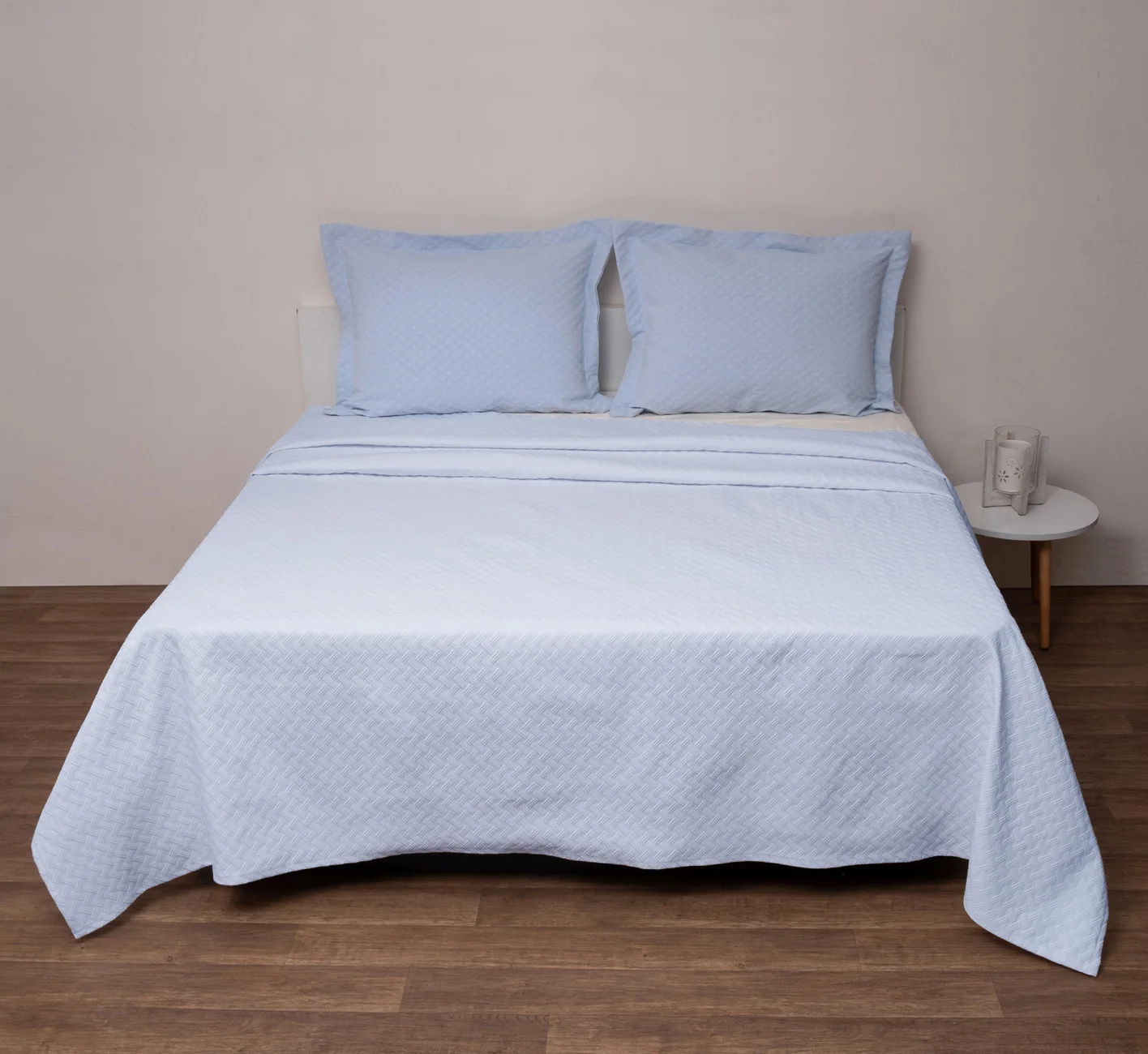 Φωτογραφία προϊόντος: VIOPROS Κουβέρτα Polycotton Υπέρδιπλη 230x270 Δήλος Σιέλ