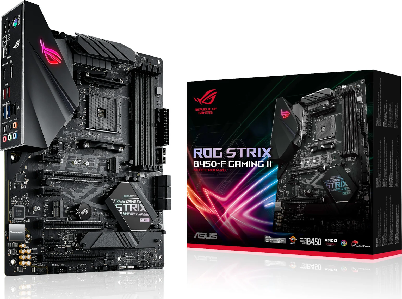 Φωτογραφία προϊόντος: Asus Rog Strix B450-F Gaming II Motherboard ATX με AMD AM4 Socket REF