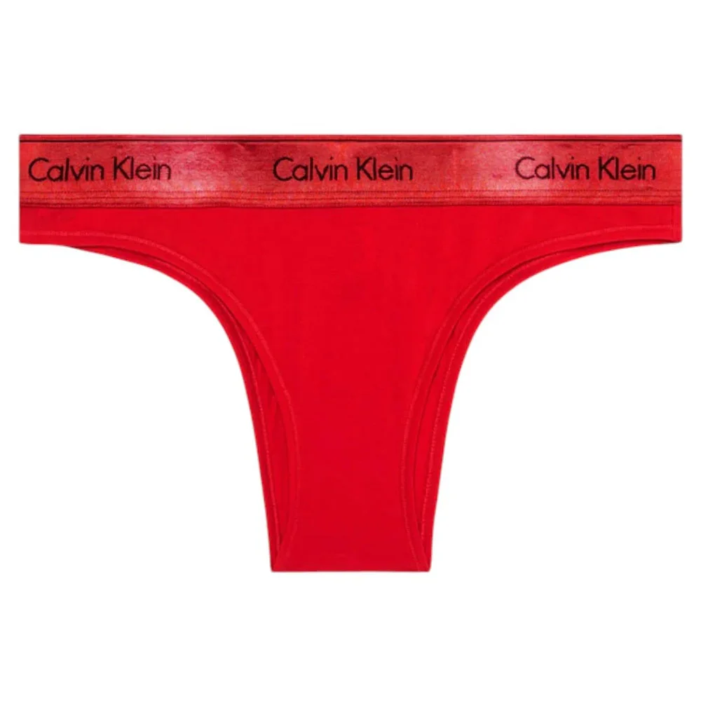 Φωτογραφία προϊόντος: Γυναικείο String Calvin Klein 000QF7452E-XAT Κόκκινο