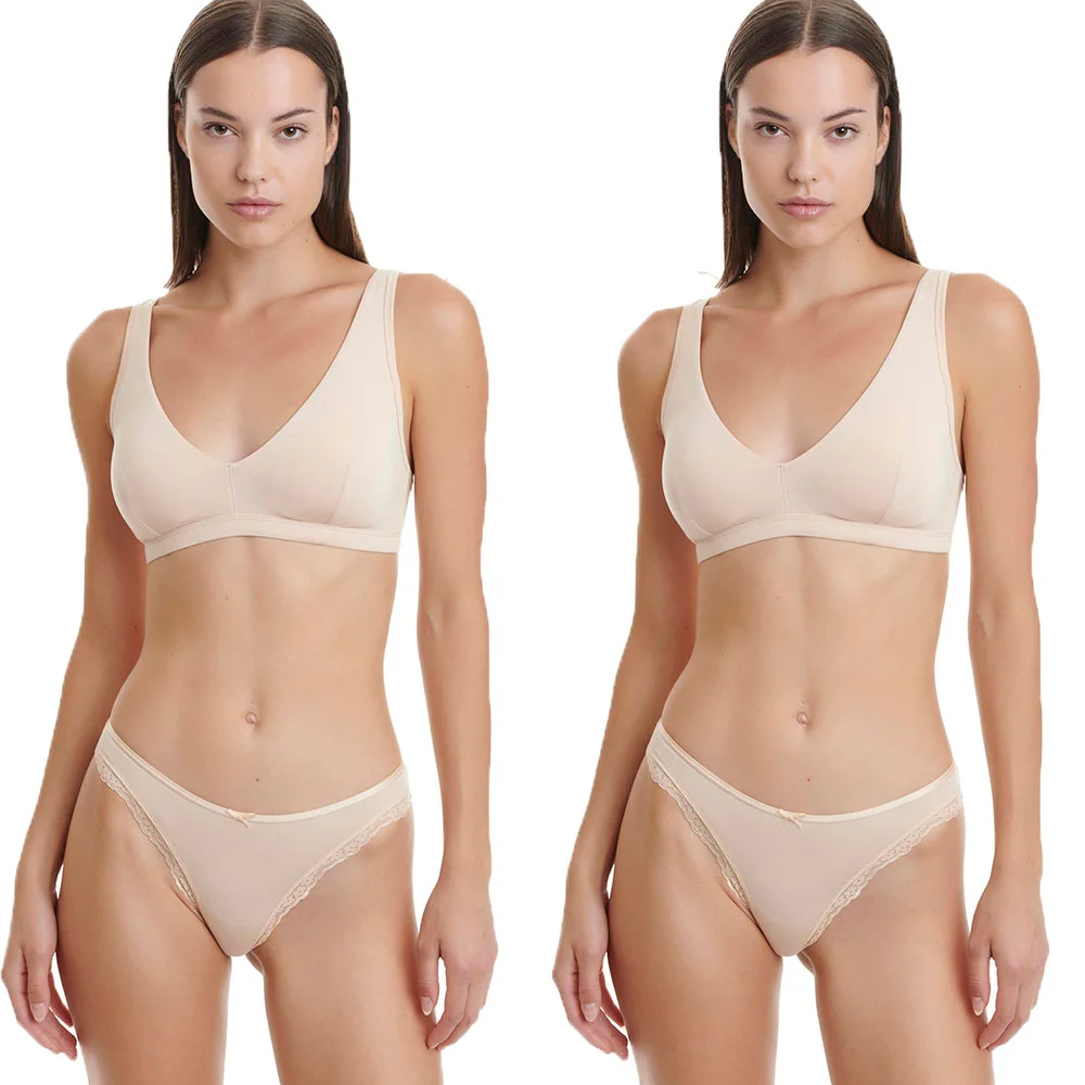 Φωτογραφία προϊόντος: Γυναικείο Brazil Walk Bamboo 2pack W2015_1919 Μπεζ