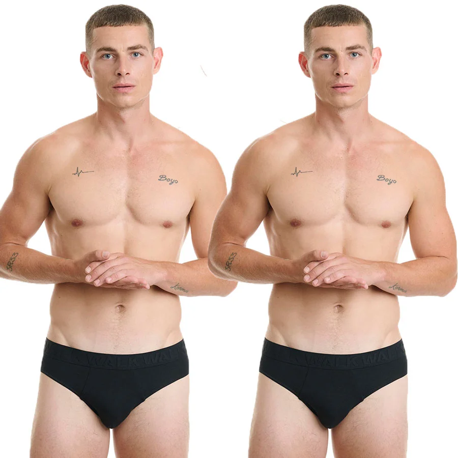 Φωτογραφία προϊόντος: Ανδρικό Σλιπ Walk 2 pack W1769-1_0202 Μαύρο