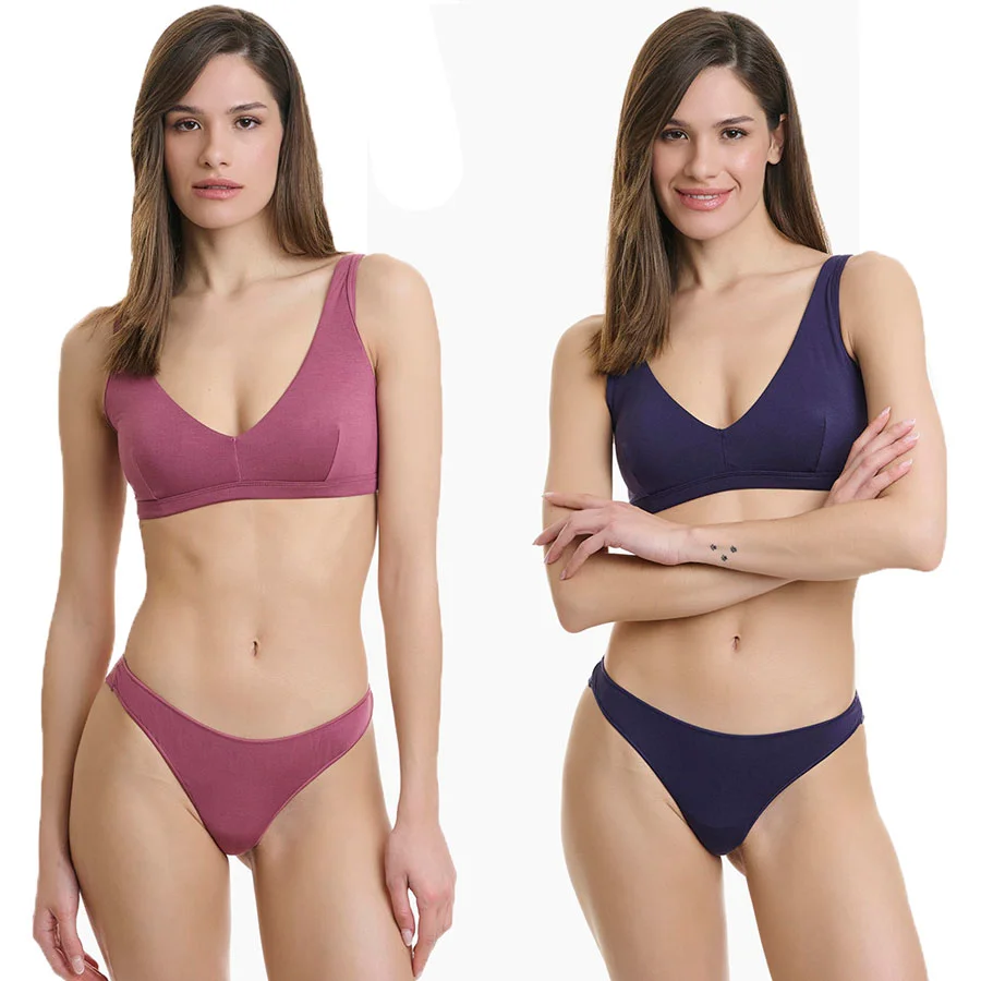 Φωτογραφία προϊόντος: Γυναικείο Brazilian Slip Bamboo Walk 2pack W2018_0361 (2 τεμ.)