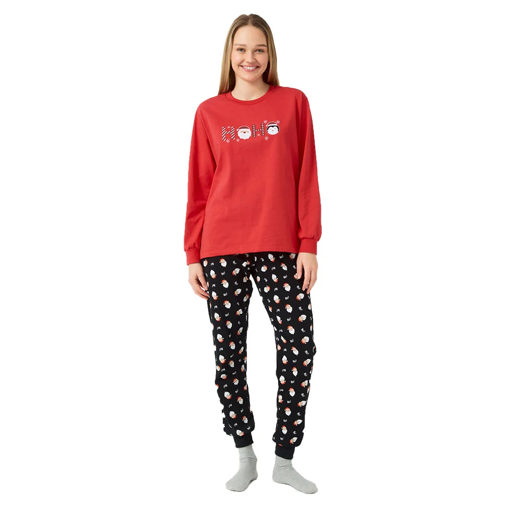 Φωτογραφία προϊόντος: Minerva Unisex Πυτζάμα X-Mas HoHo Minerva 90-89901-018 Πολύχρωμο