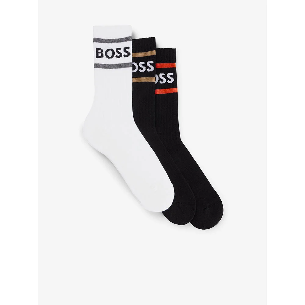 Φωτογραφία προϊόντος: Ανδρικές Κάλτσες 3pack BOSS 50469371-968 Μαύρο/Λευκό