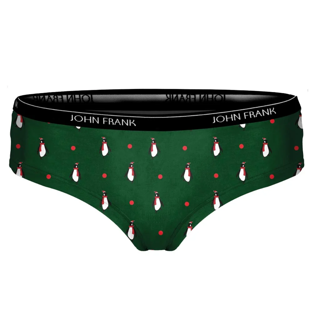 Φωτογραφία προϊόντος: Γυναικείο Hipster John Frank CHRISTMAS PENGUIN - WJFD-H24 - Πράσινο