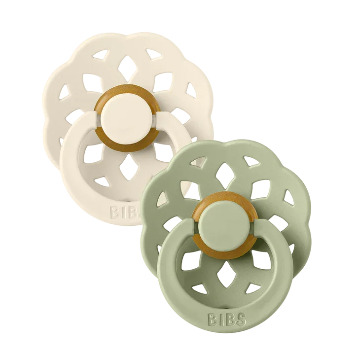 Φωτογραφία προϊόντος: Bibs Πιπίλες Boheme 2Pack- Ivory +amp; Sage No1