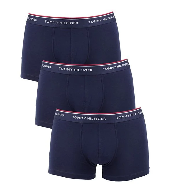 Φωτογραφία προϊόντος: Ανδρικό Boxer Tommy Hilfiger 3pack 1U87903842-409 Μπλε Σκούρο