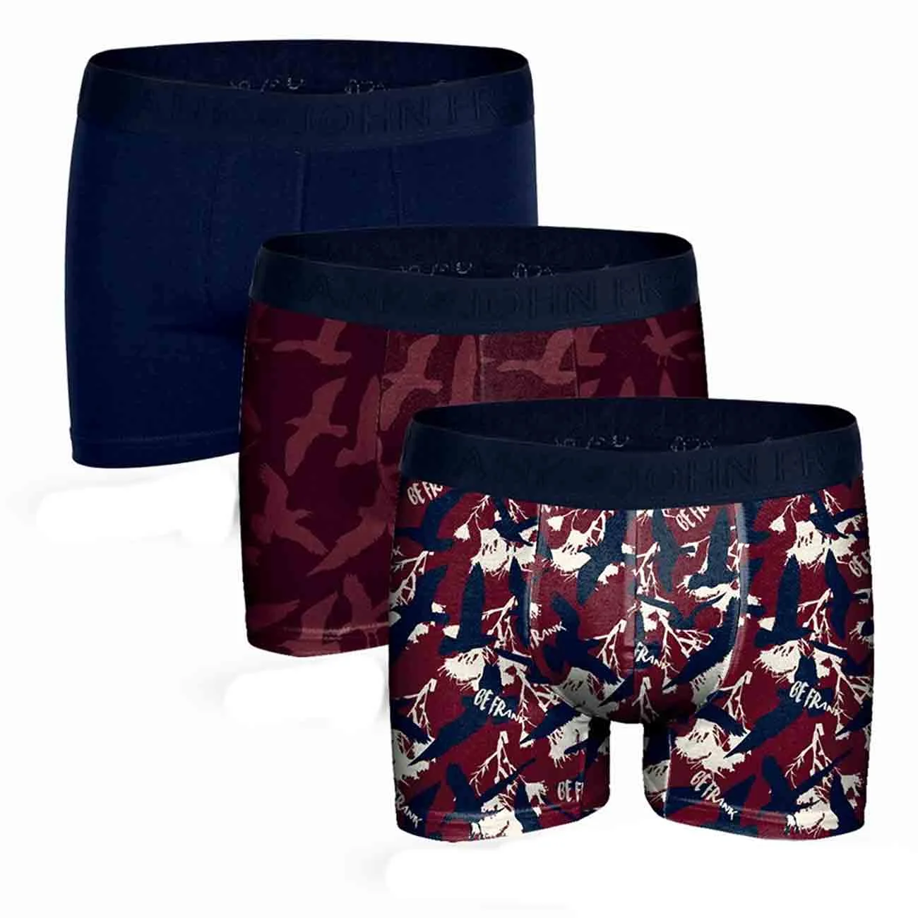 Φωτογραφία προϊόντος: Ανδρικό Boxer John Frank 3pack - Πολύχρωμο (jf3bca08)