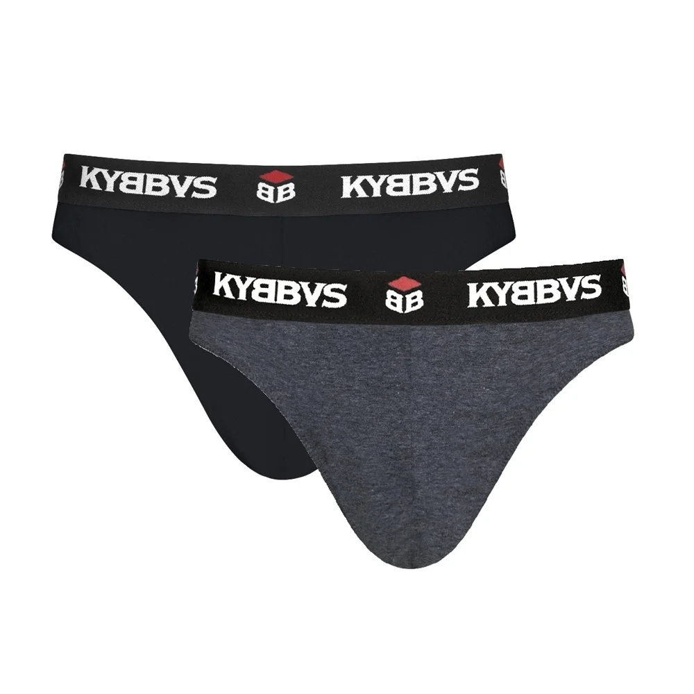 Φωτογραφία προϊόντος: Ανδρικό Slip Kybbus 2pack KB901-02-12 Μαύρο-Ανθρακί