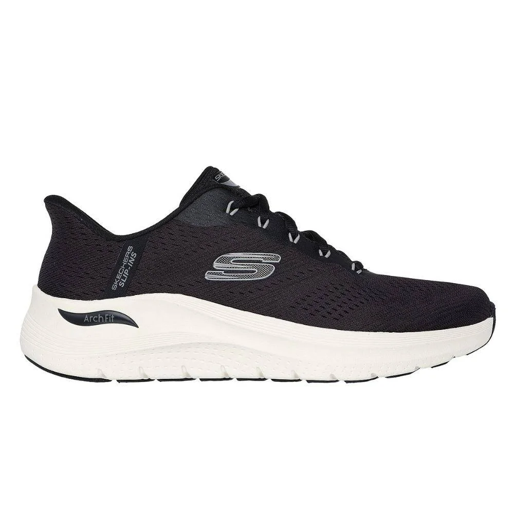 Φωτογραφία προϊόντος: 232712-BLK - SKECHERS SLIP-INS: ARCH FIT 2.0 ENGINEERED MESH LACE UP MENS SHOES BLACK Color