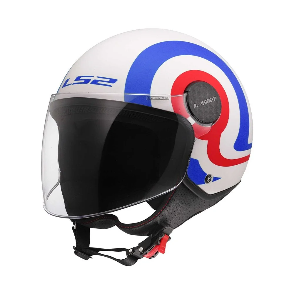 Φωτογραφία προϊόντος: ΚΡΑΝΟΣ JET OF558 SPHERE LUX II URBY WHITE BLUE RED ECE 22.06 | LS2