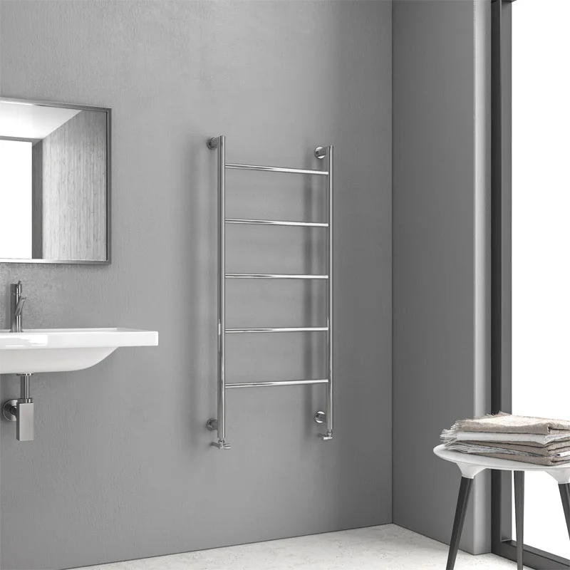 Φωτογραφία προϊόντος: Karag Design 6 Πετσετοκρεμάστρα Μπάνιου 1200x560 163kcal/h Ασημί