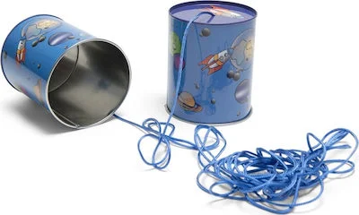 Φωτογραφία προϊόντος: Bs Toys Tin-o-phone Αυτοσχέδιο Τηλέφωνο GA361 (εκπαιδευτικό/δημιουργικό παιχνίδι)