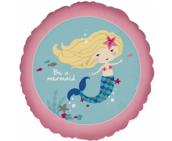 Φωτογραφία προϊόντος: Amscan Μπαλ. Φοιλ 17" Be a Mermaid 43εκ