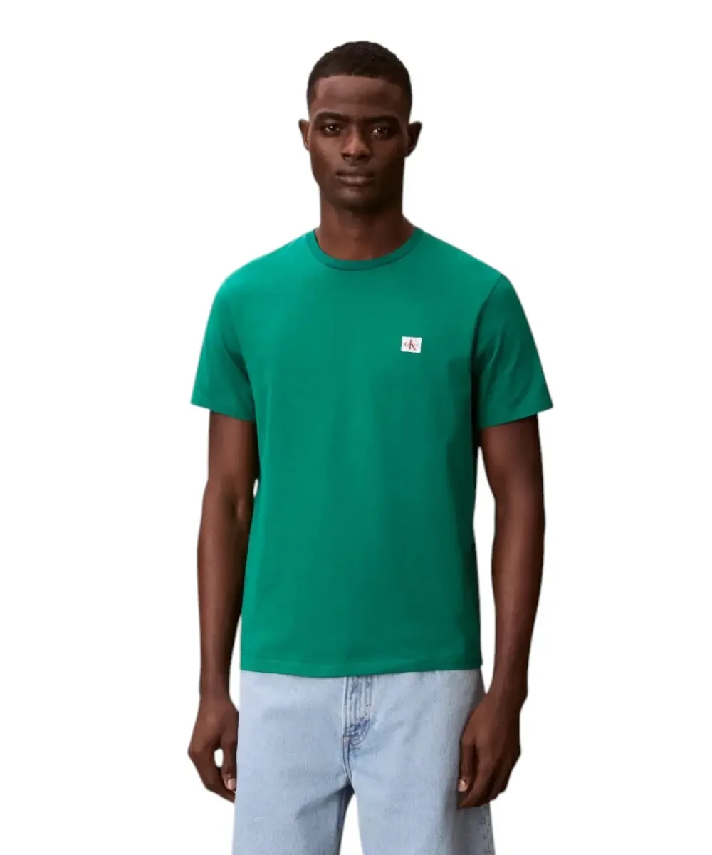 Φωτογραφία προϊόντος: Calvin Klein - Ανδρικό T-shirt Cotton Badge Regular Fit LV04RC272G-L4G Πράσινο