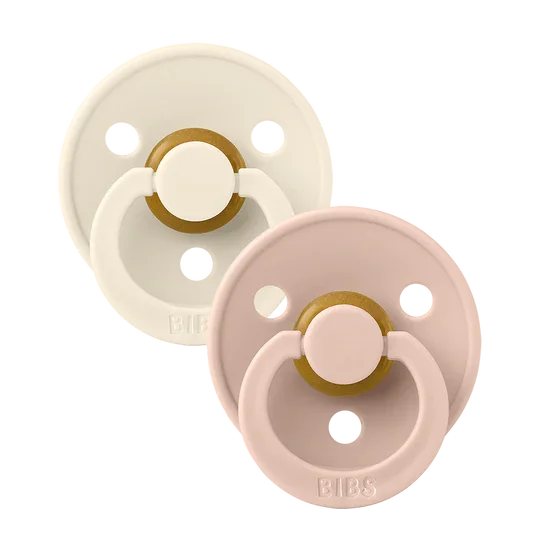 Φωτογραφία προϊόντος: Bibs Πιπίλες 2Pack- Ivory +amp; Blush No2
