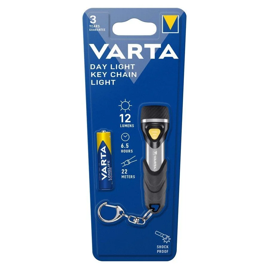 Φωτογραφία προϊόντος: Varta Day Light Key Chain επαναφορτιζόμενος φακός μπρελόκ LED 12lm