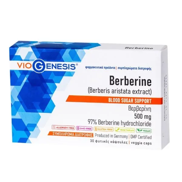 Φωτογραφία προϊόντος: Viogenesis Berberine 500mg, 30veg.caps