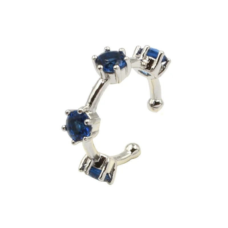 Φωτογραφία προϊόντος: Awear Σκουλαρίκι Ear Cuff με Μπλε Ζιργκόν Kameron Blue