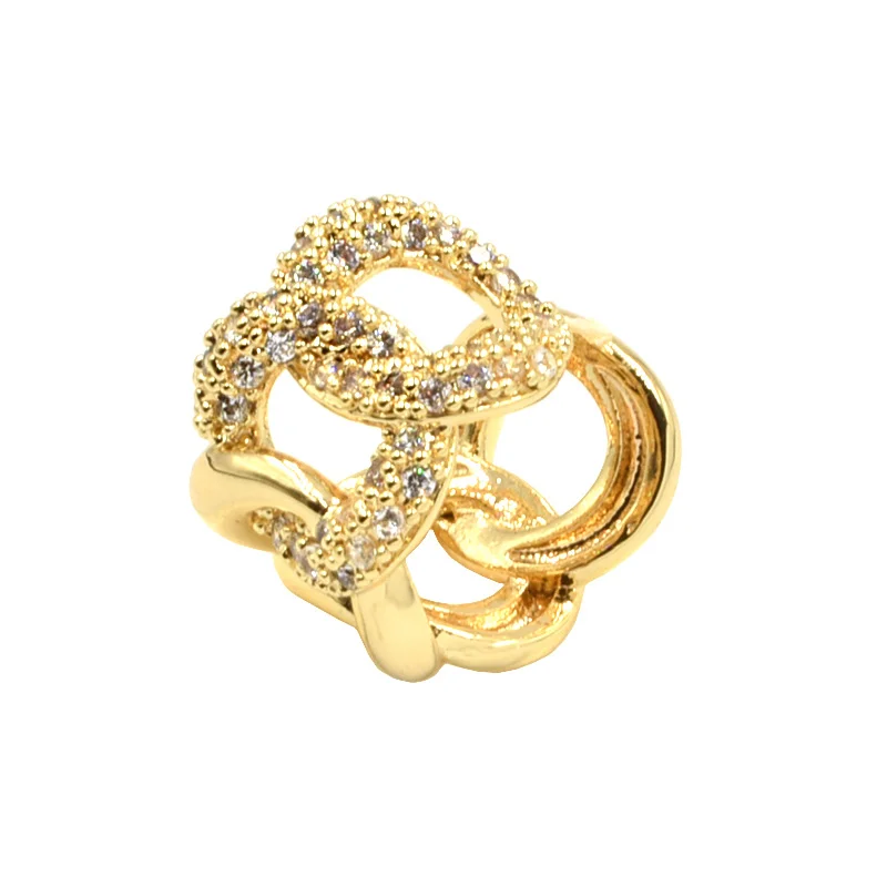 Φωτογραφία προϊόντος: Awear Σκουλαρίκι Ear Cuff σε Σχήμα Αλυσίδα από Ζιργκόν Chain Cuff Gold