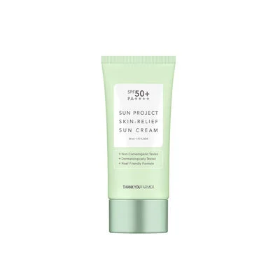 Φωτογραφία προϊόντος: Thank You Farmer Sun Project Skin-Relief Sun Cream SPF50+ Αντηλιακό Προσώπου 50 ml