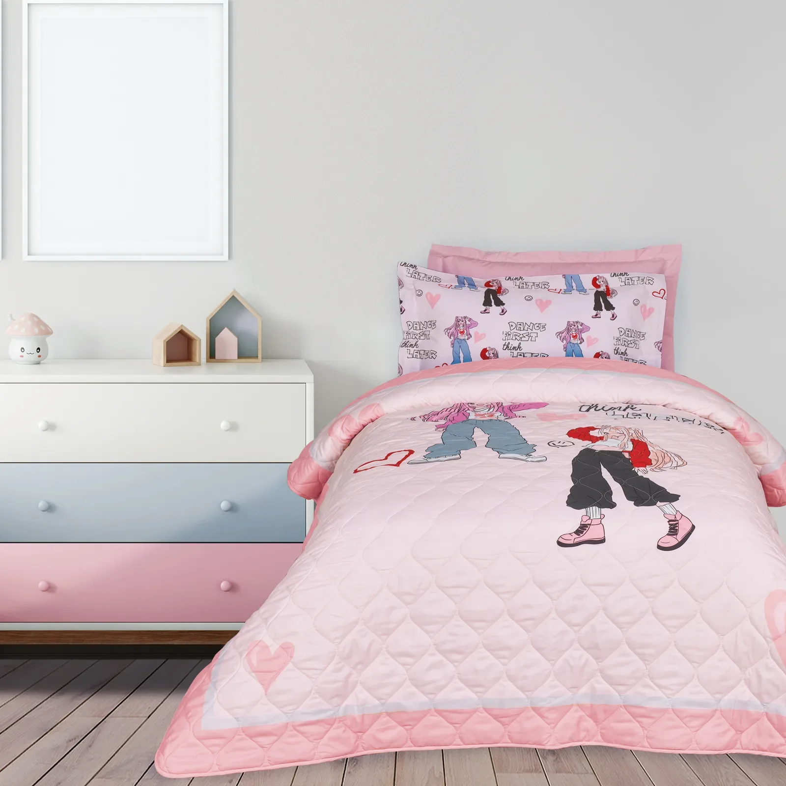 Φωτογραφία προϊόντος: Das home DAS KIDS ΚΟΥΒΕΡΛΙ ΜΟΝΟ 4940 GREY, PINK