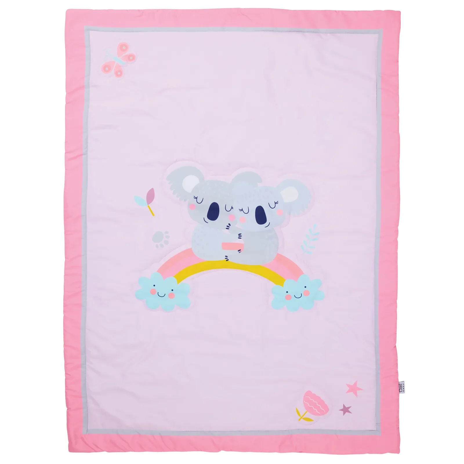 Φωτογραφία προϊόντος: Das home DAS BABY ΚΟΥΒΕΡΛΙ FUN 4934 GREY, PINK