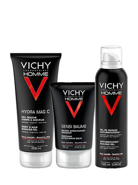 Φωτογραφία προϊόντος: Vichy SENSIBAUME CA 75ml + Sensi Shave Anti Irritation Gel 150ml + VH GEL DOUCHE 200ml