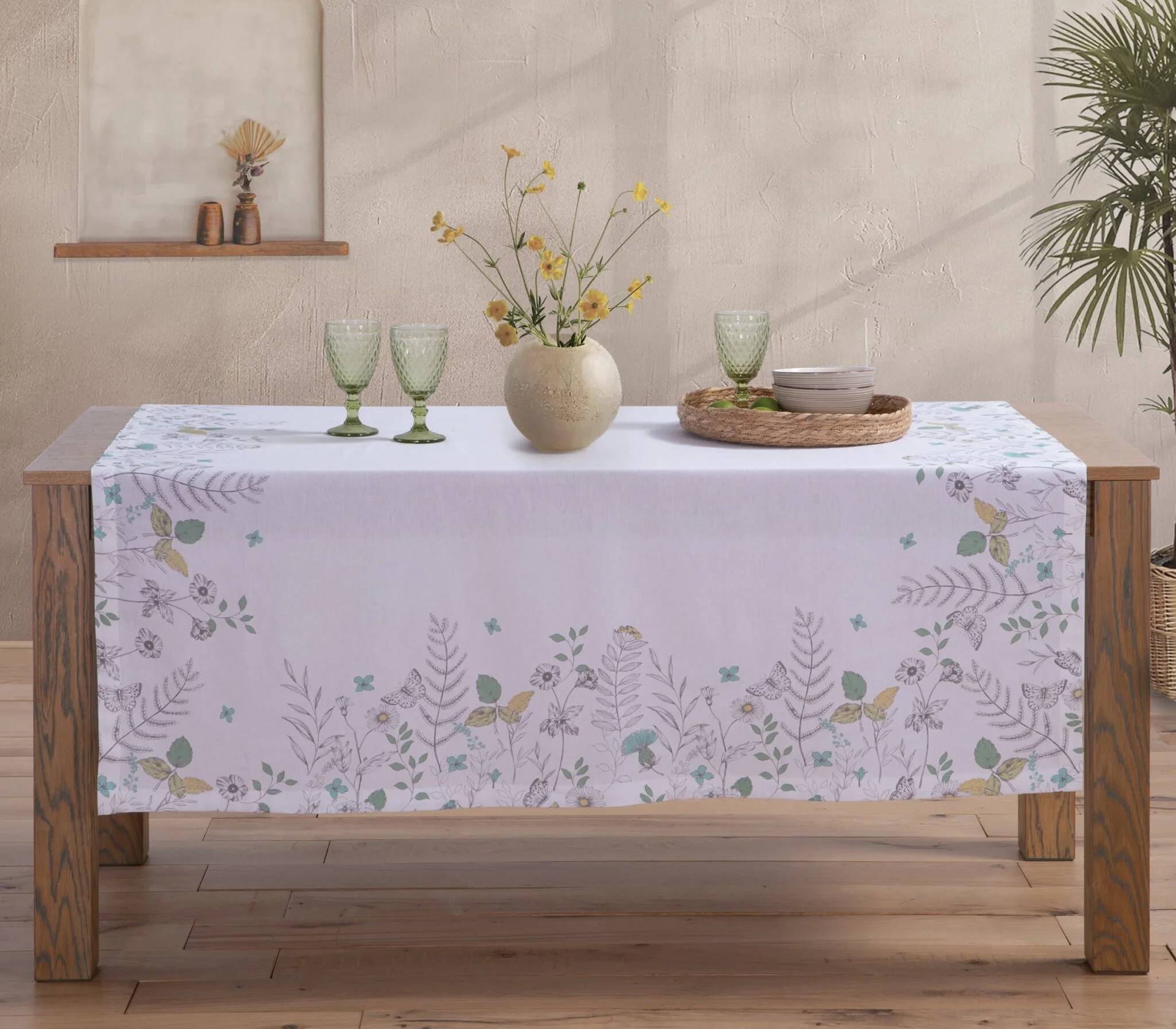 Φωτογραφία προϊόντος: ΤΡΑΠΕΖΟΜΑΝΤΗΛΟ SPRING MOOD 140X240 ECRU NEF NEF