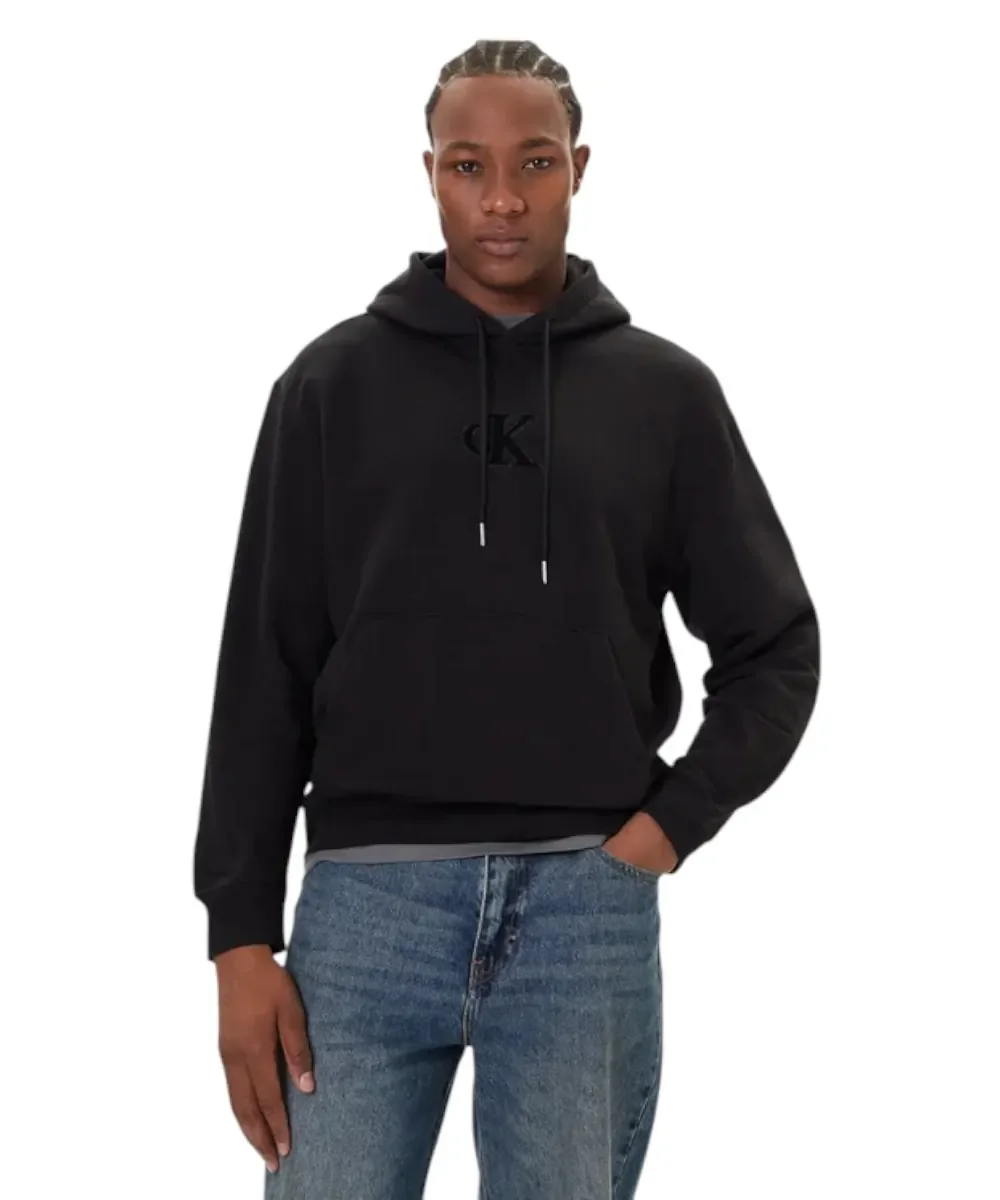 Φωτογραφία προϊόντος: Calvin Klein - Ανδρικό Φούτερ με Κουκούλα Logo Hoodie Regular Fit LV04RD250G-UB1 Μαύρο