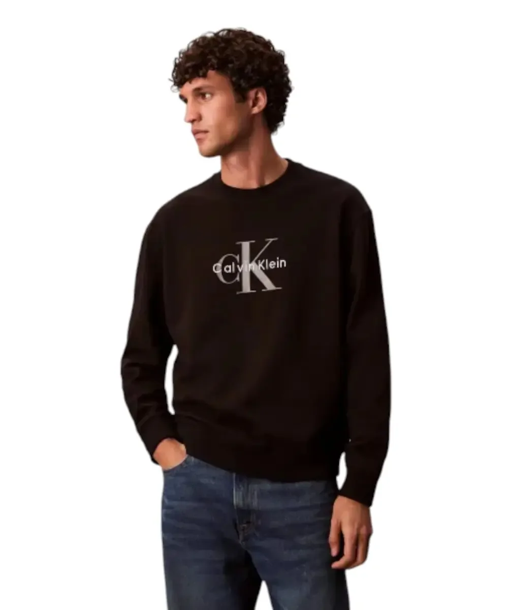 Φωτογραφία προϊόντος: Calvin Klein - Ανδρικό Φούτερ Hoodie 350Terry Monologo Loose Fit LV04RD242G-UB1 Μαύρο