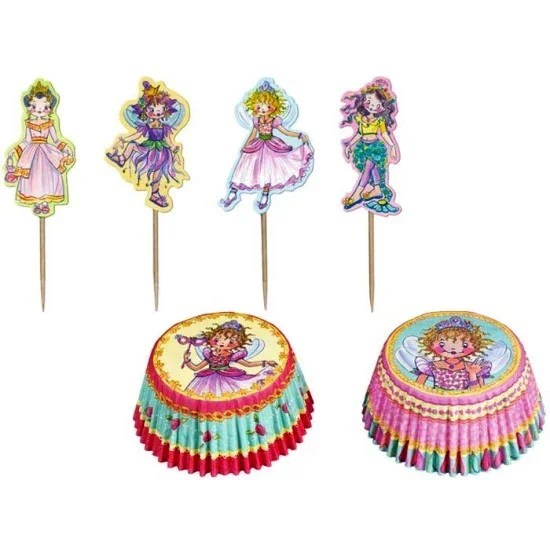 Φωτογραφία προϊόντος: ΧΑΡΤΑΚΙΑ ΓΙΑ CUPCAKES LILLIFEE PARTY SET