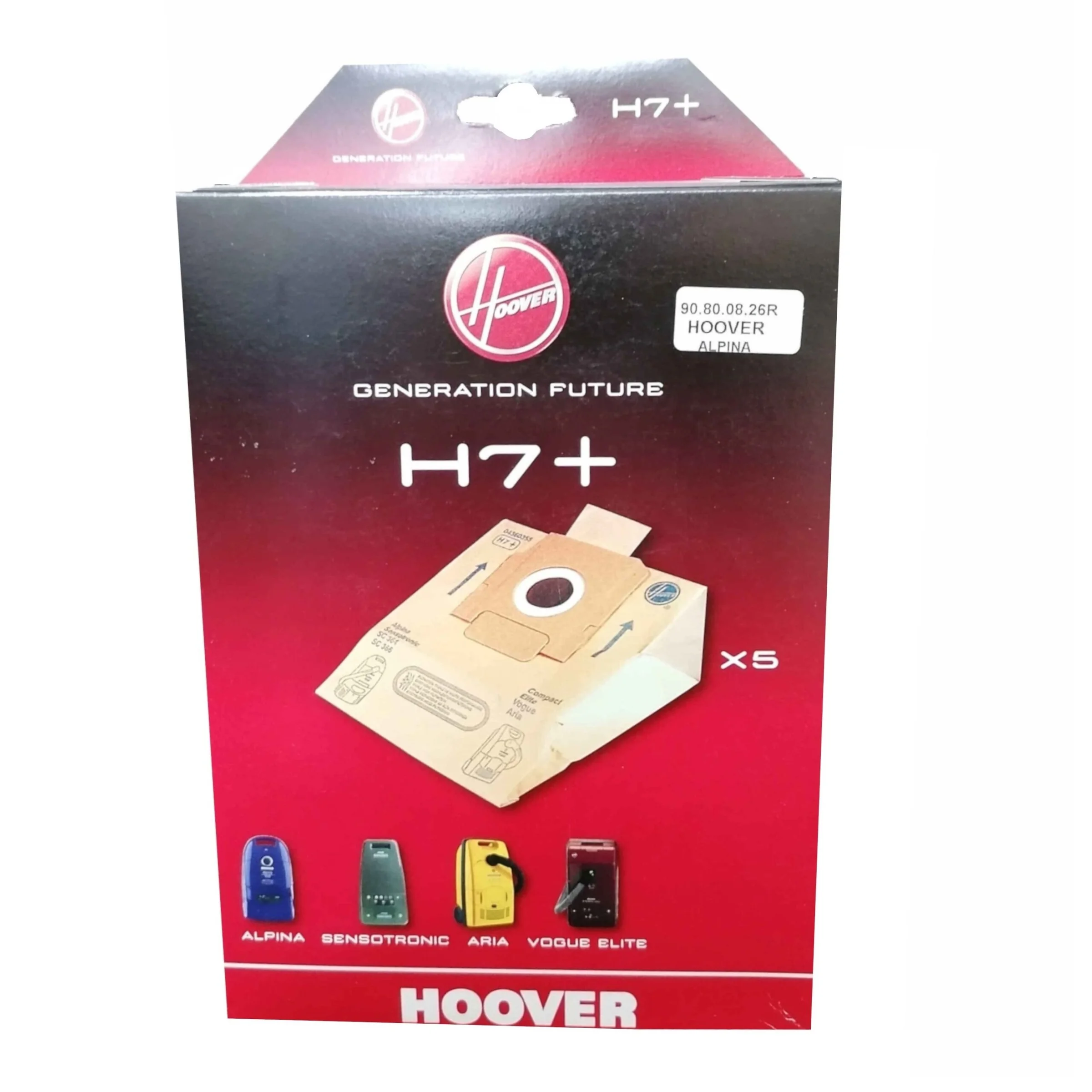 Φωτογραφία προϊόντος: Σακούλες σκούπας hoover H7, alpina, sensotronic, aria, vogue elite (original)