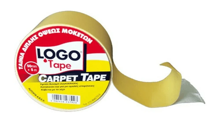 Φωτογραφία προϊόντος: Logo Ταινία Διπλής Όψης Μοκέτας Carpet 50mm x 5m