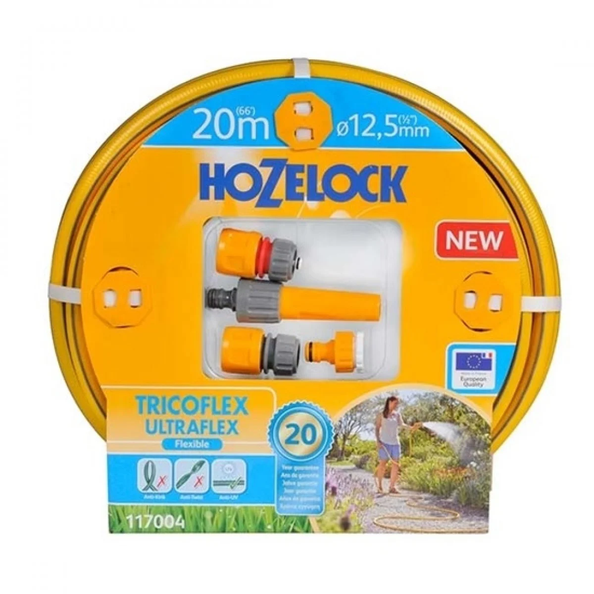 Φωτογραφία προϊόντος: ΛΑΣΤΙΧΟ HOZELOCK ULTRAFLEX STARTER SET 20m - 12,5mm (145044110)