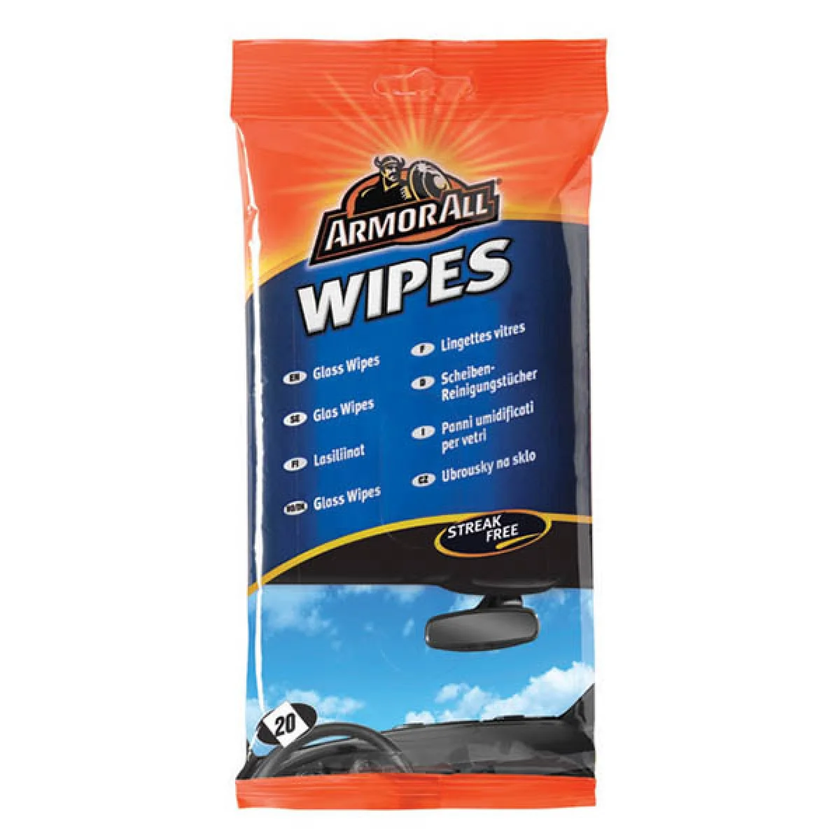 Φωτογραφία προϊόντος: ARMORALL FLOW PACK WIPES GLASS 20τμχ (370200100)