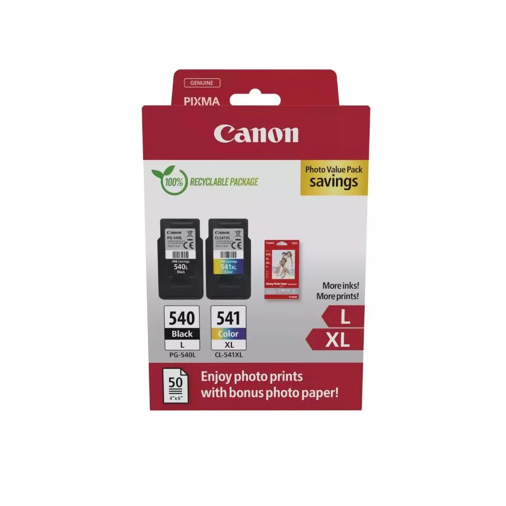 Φωτογραφία προϊόντος: Γνήσια μελάνια Canon PG-540L/CL-541XL Ph.Value Pack (5224B012)