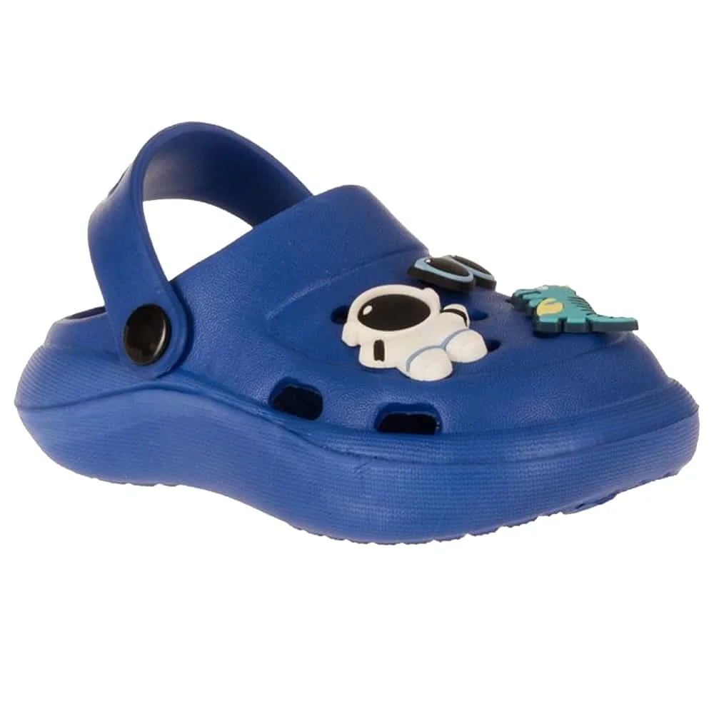 Φωτογραφία προϊόντος: , Cubanitas Παιδικά Clog Dinosaur + Astronaut Μπλέ