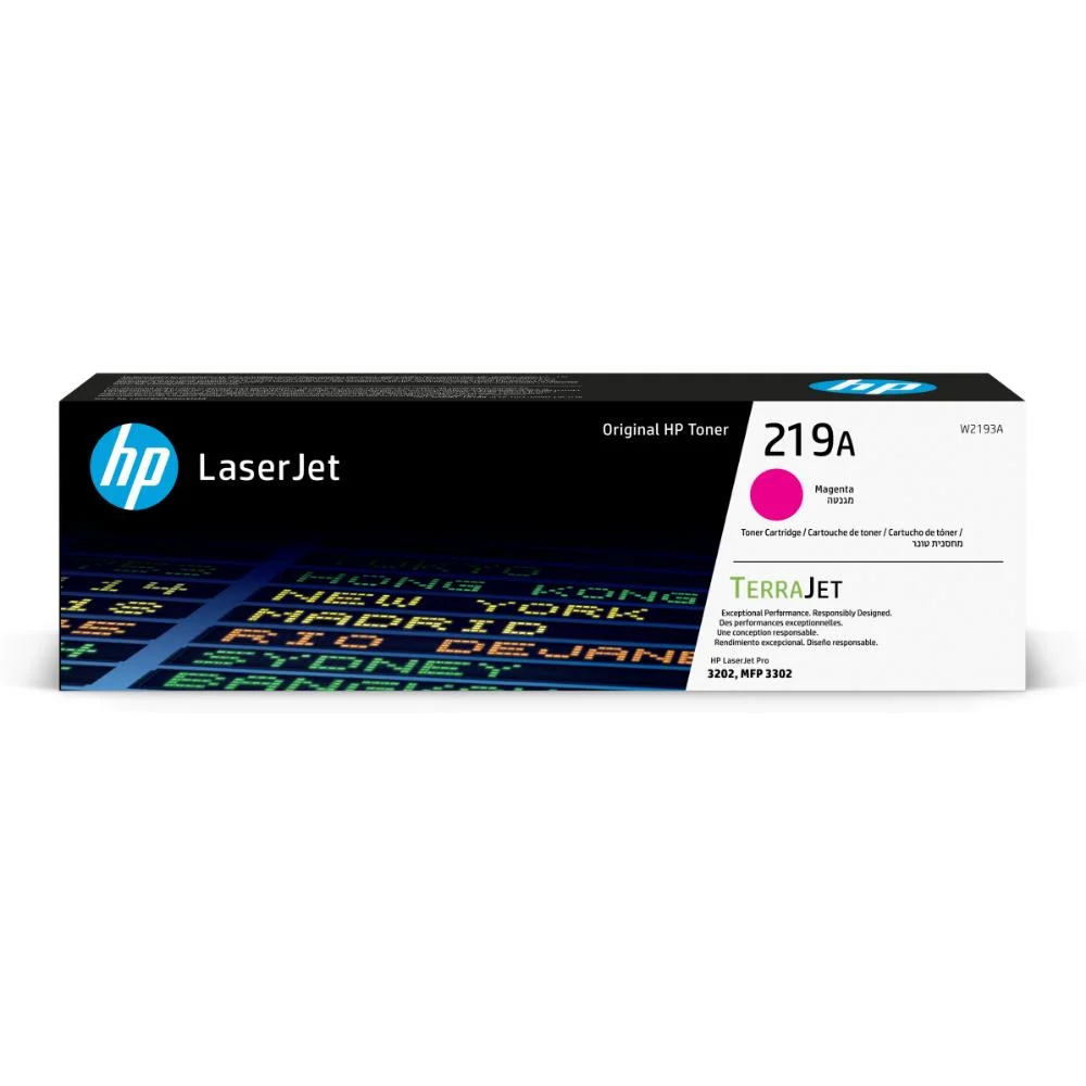 Φωτογραφία προϊόντος: HEWLETT PACKARD HP 219A Magenta LaserJet Toner Cartridge (W2193A) (HPW2193A)