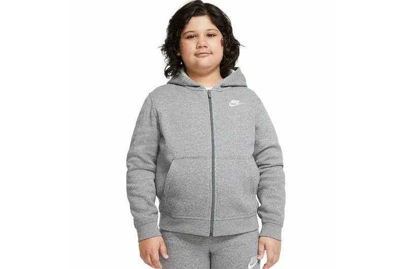 Φωτογραφία προϊόντος: Nike Sportswear Club Fleece Παιδική Ζακέτα DA5067-091 Γκρι