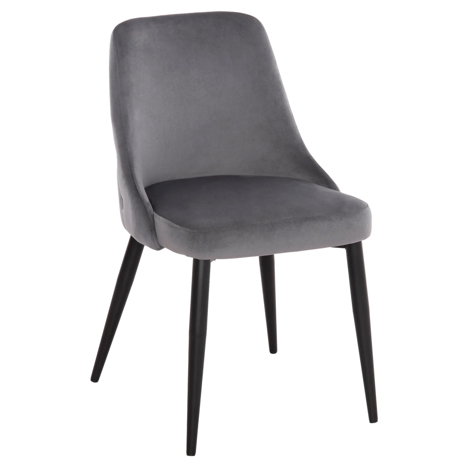Φωτογραφία προϊόντος: ΚΑΡΕΚΛΑ SERENITY HM8527.11 ΒΕΛΟΥΔΟ ΓΚΡΙ ΜΕ ΜΑΥΡΑ ΜΕΤΑΛΛΙΚΑ ΠΟΔΙΑ 51x54x83,5Υεκ.