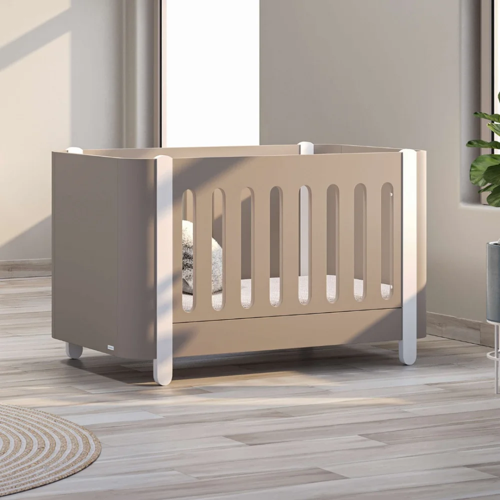 Φωτογραφία προϊόντος: Casababy Βρεφικό Κρεβάτι Μετατρεπόμενο Σε Προεφηβικό Cappuccino Reine