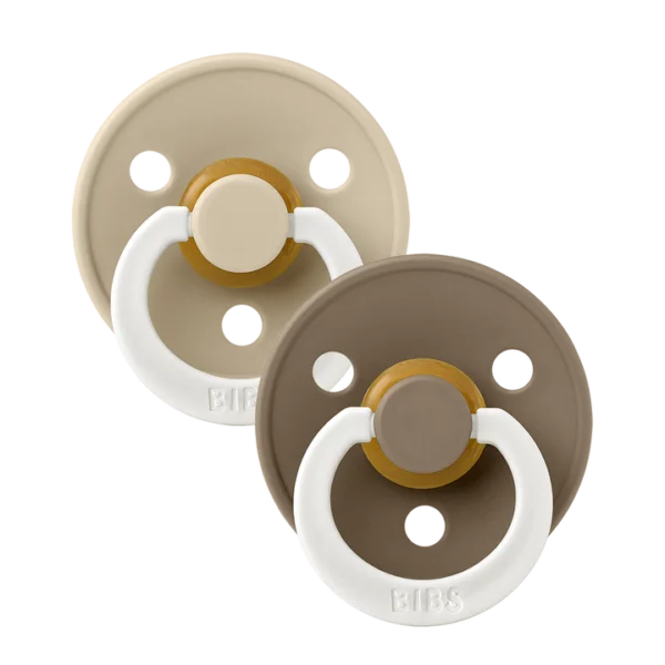 Φωτογραφία προϊόντος: Bibs Πιπίλες Glow 2Pack- Vanilla +amp; Dark Oak No1