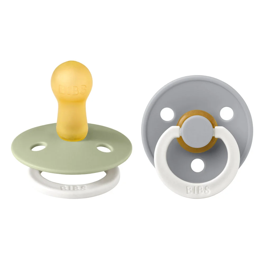 Φωτογραφία προϊόντος: Bibs Πιπίλες Glow 2Pack- Sage +amp; Cloud No2