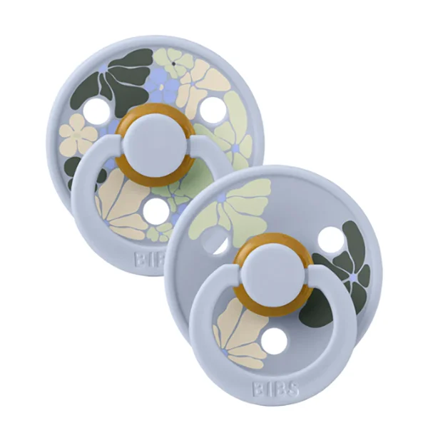 Φωτογραφία προϊόντος: Bibs Πιπίλες 2Pack- Morning Bloom +amp; Dusty Blue Mix No2