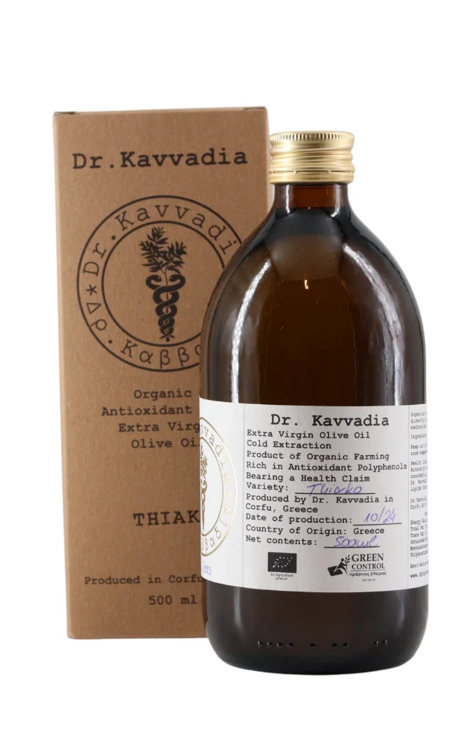 Φωτογραφία προϊόντος: Ελαιόλαδο Dr Kavvadias Θιακό Bio 500ml