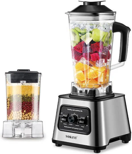 Φωτογραφία προϊόντος: Sokany Μπλέντερ για Smoothies 2.5lt Ασημί SK-999
