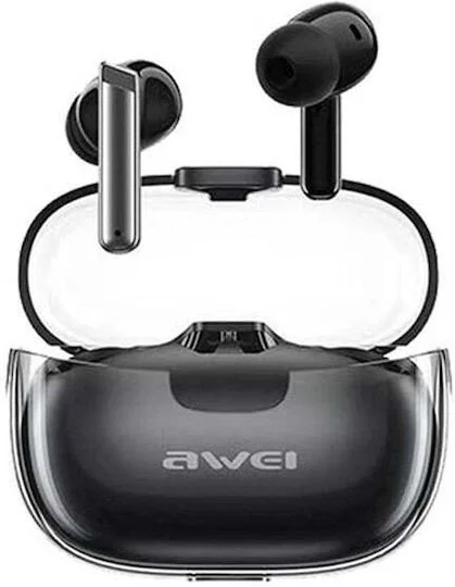 Φωτογραφία προϊόντος: Awei T52 In-ear Bluetooth Handsfree Ακουστικά με Θήκη Φόρτισης Μαύρα