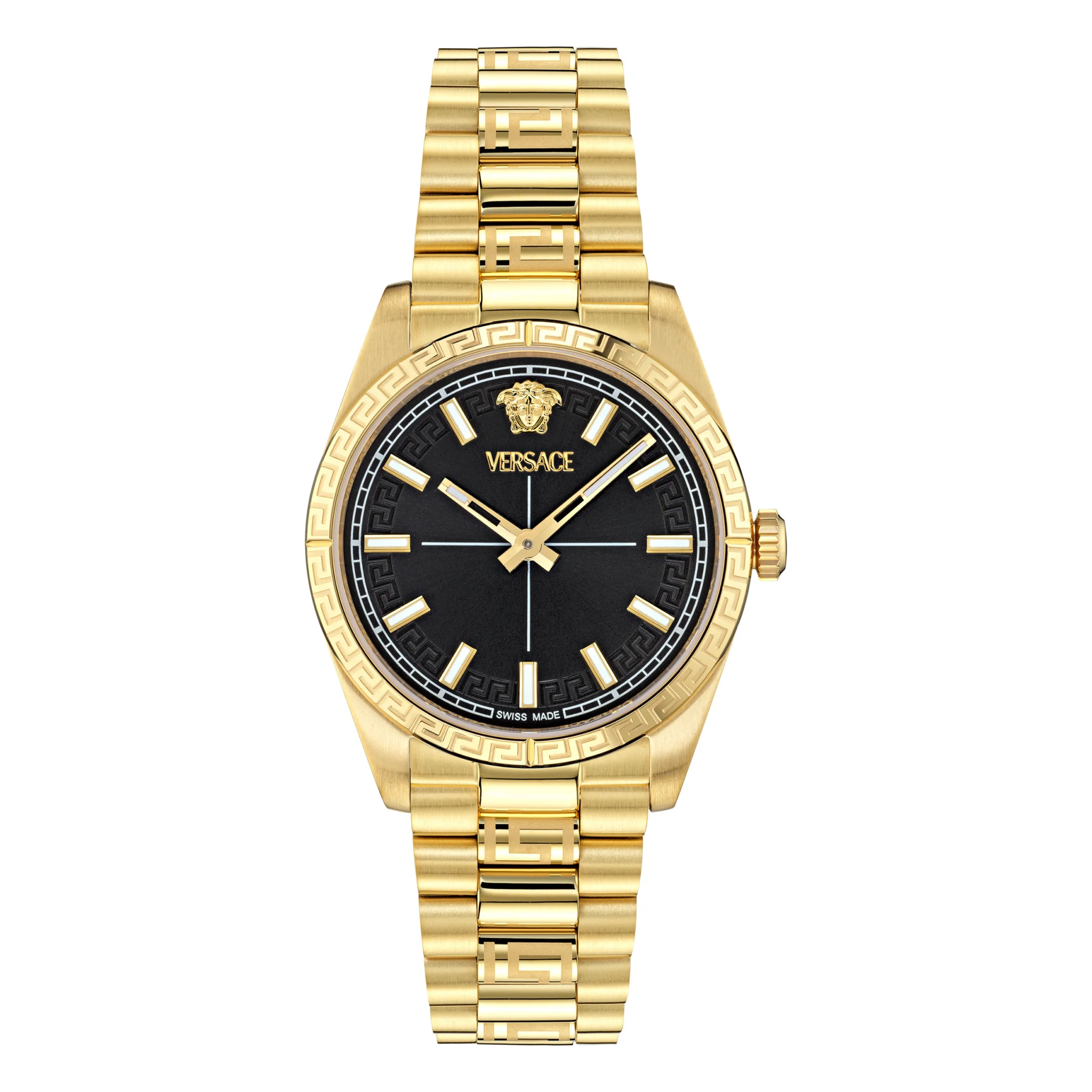 Φωτογραφία προϊόντος: VERSACE MILLENYIUM LADY Gold Stainless Steel Bracelet VE0E00625