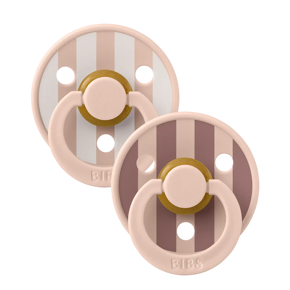 Φωτογραφία προϊόντος: BIBS STUDIO COLLECTION ΣΕΤ ΠΙΠΙΛΕΣ 2ΤΜΧ BLOCK BLUSH MIX ΣΤΡΟΓΓΥΛΗ No1